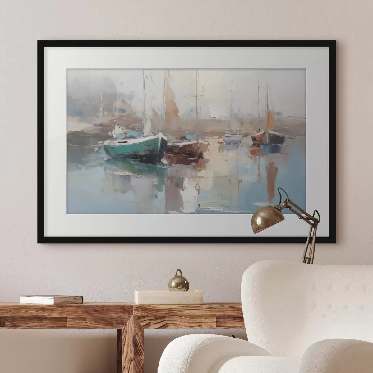Poster Quiete all’ormeggio f42743