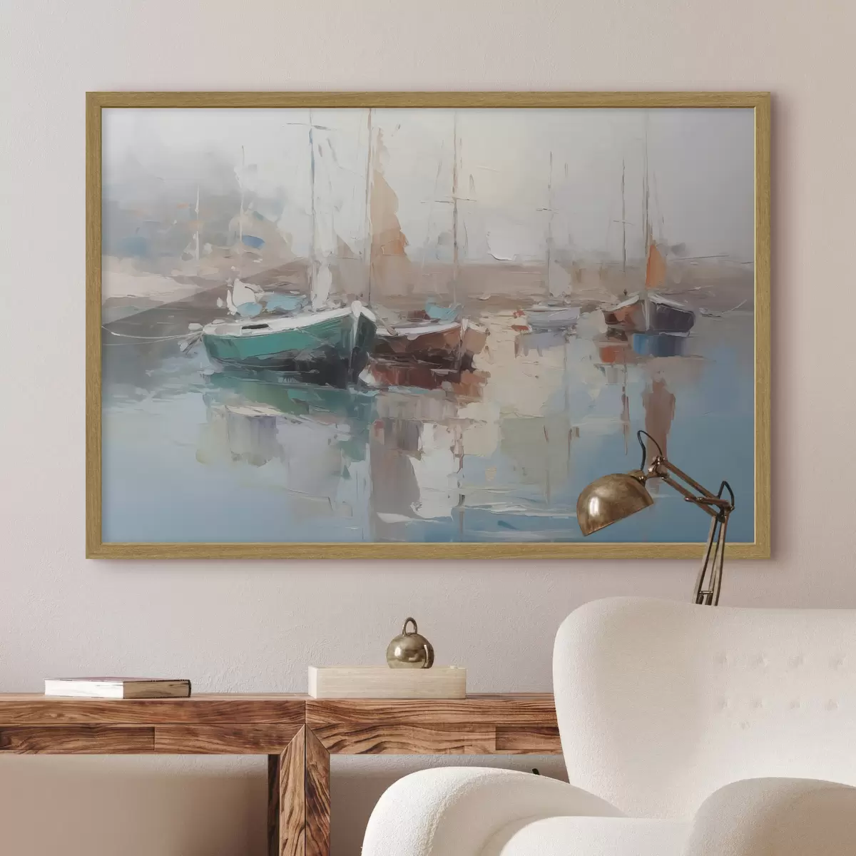 Poster Quiete all’ormeggio f42743