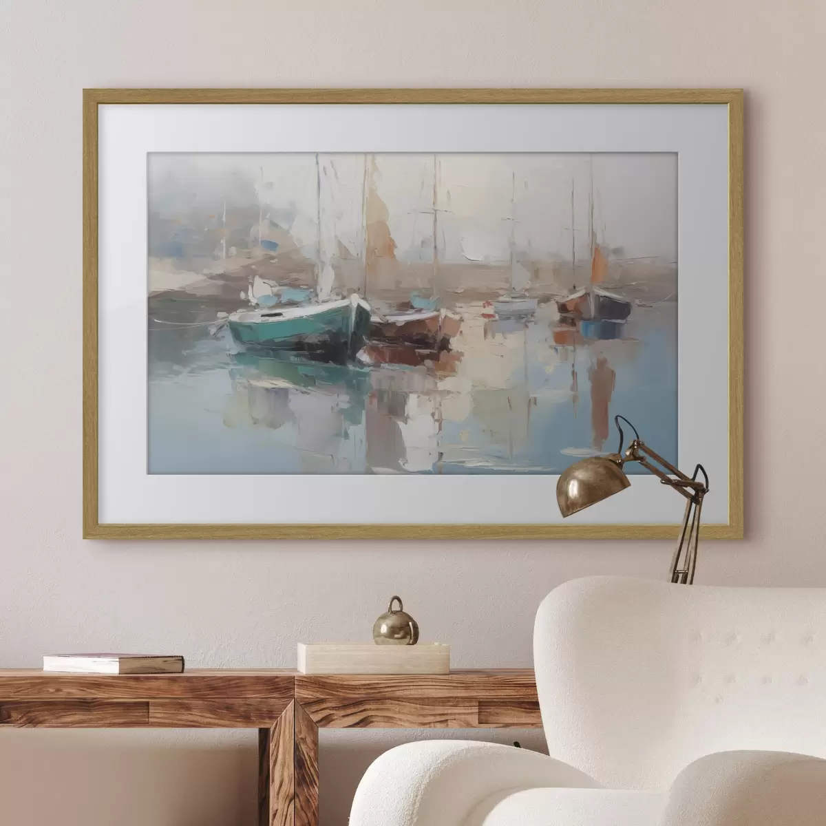 Poster Quiete all’ormeggio f42743