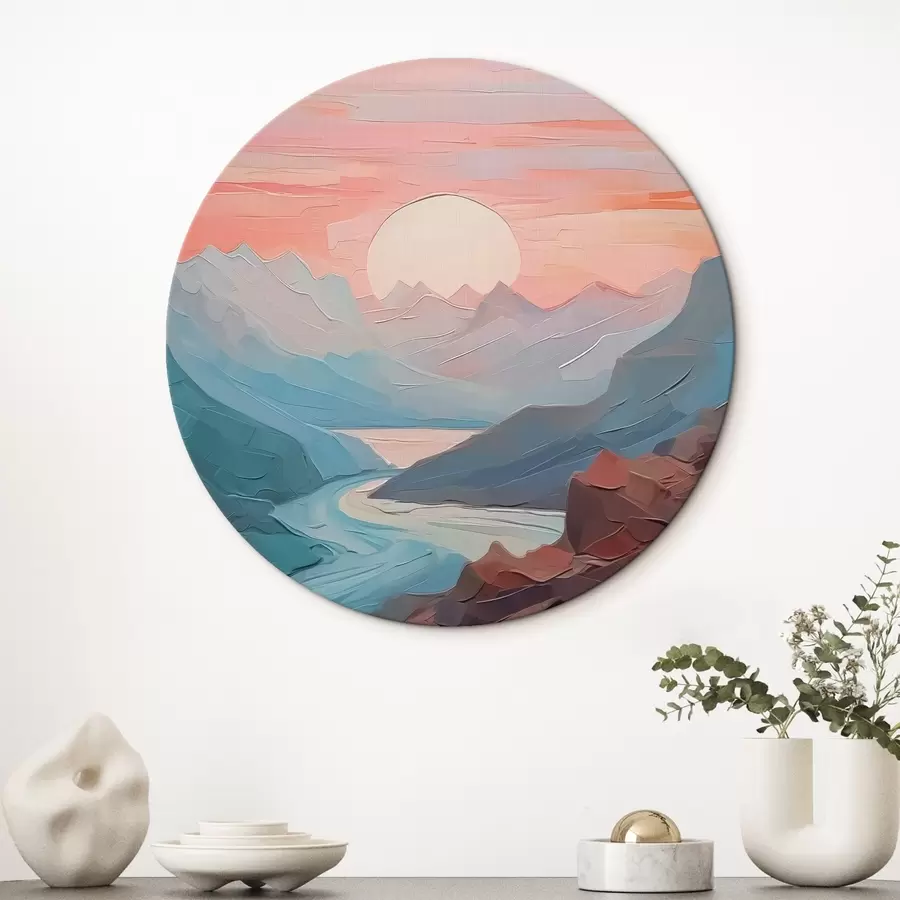 carta da parati Paesaggio montano astratto nr. r42754