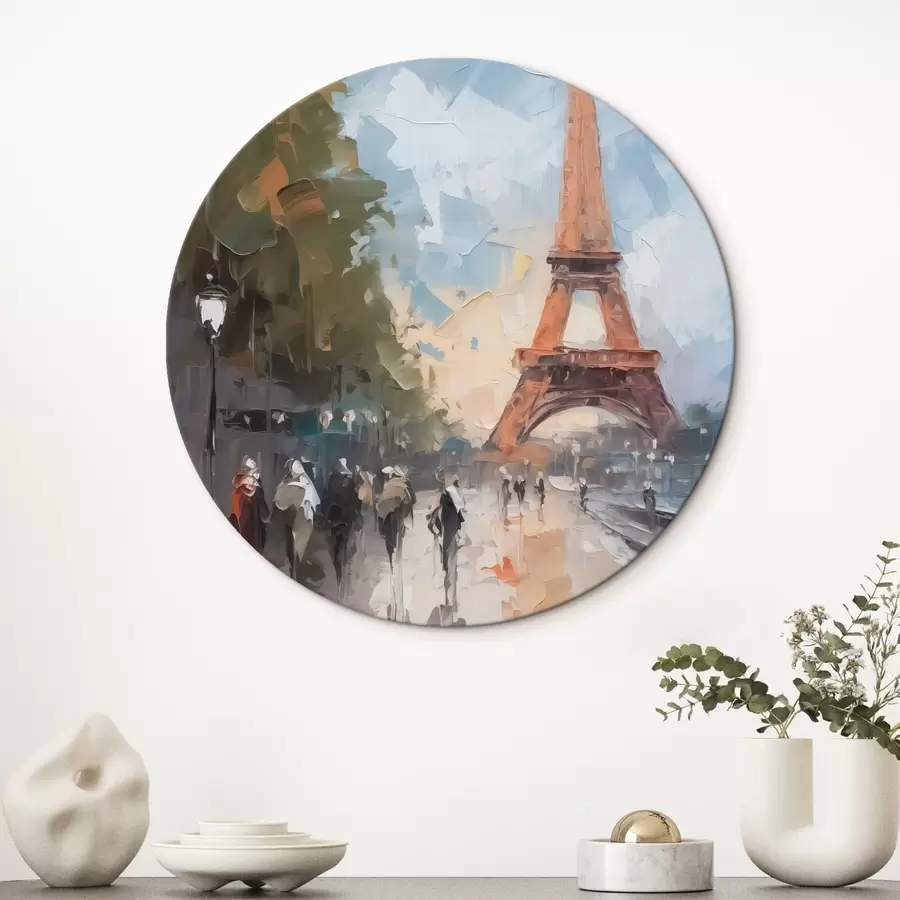 carta da parati Paesaggio astratto di una strada di Parigi nr. r42755