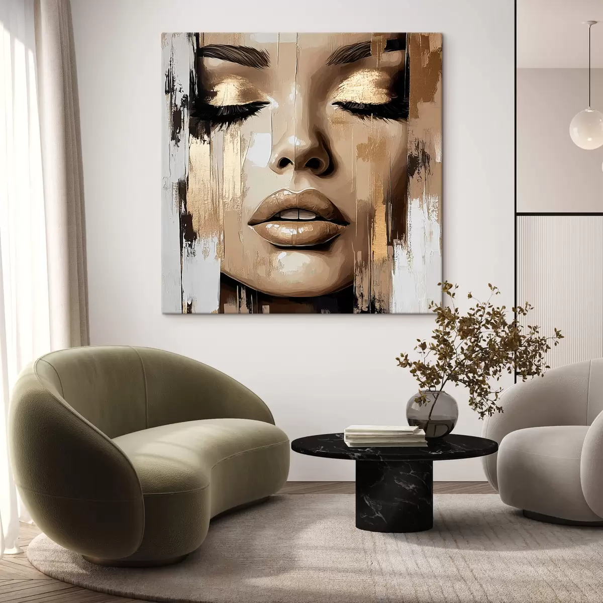 carta da parati Un ritratto di donna nr. s42598