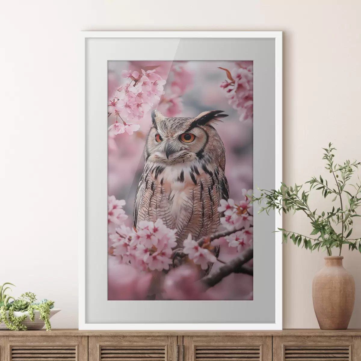 Poster Il gufo incontra primavera f42784