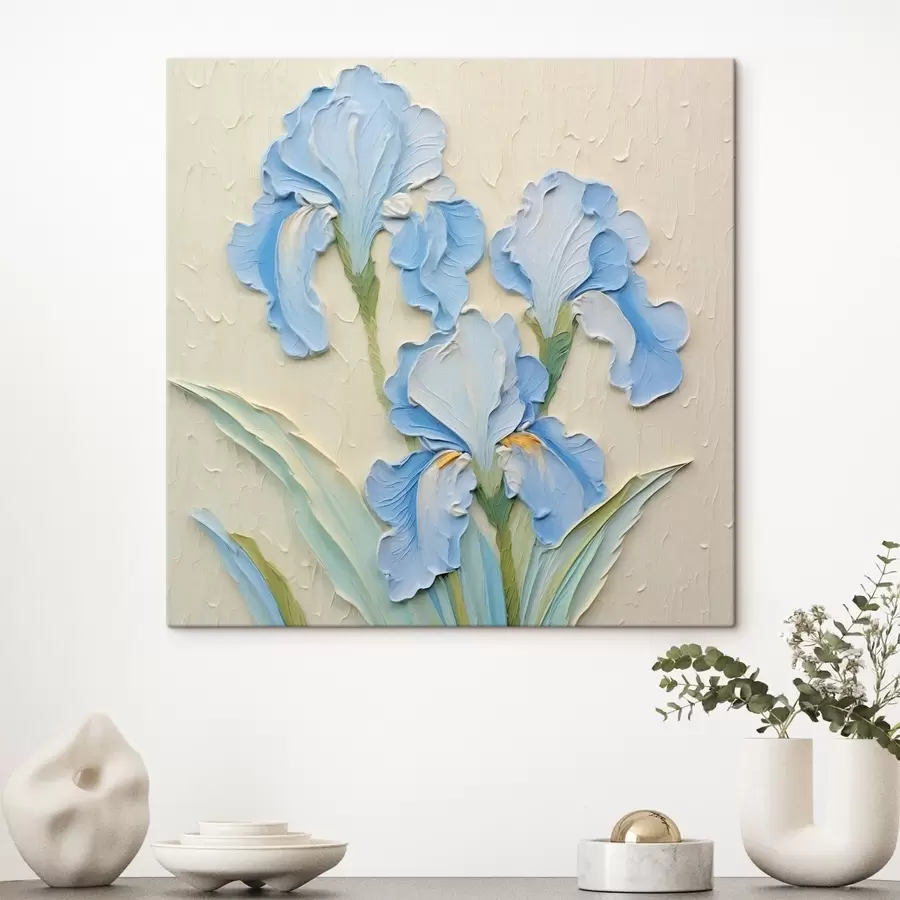 carta da parati Iris blu nr. s42811