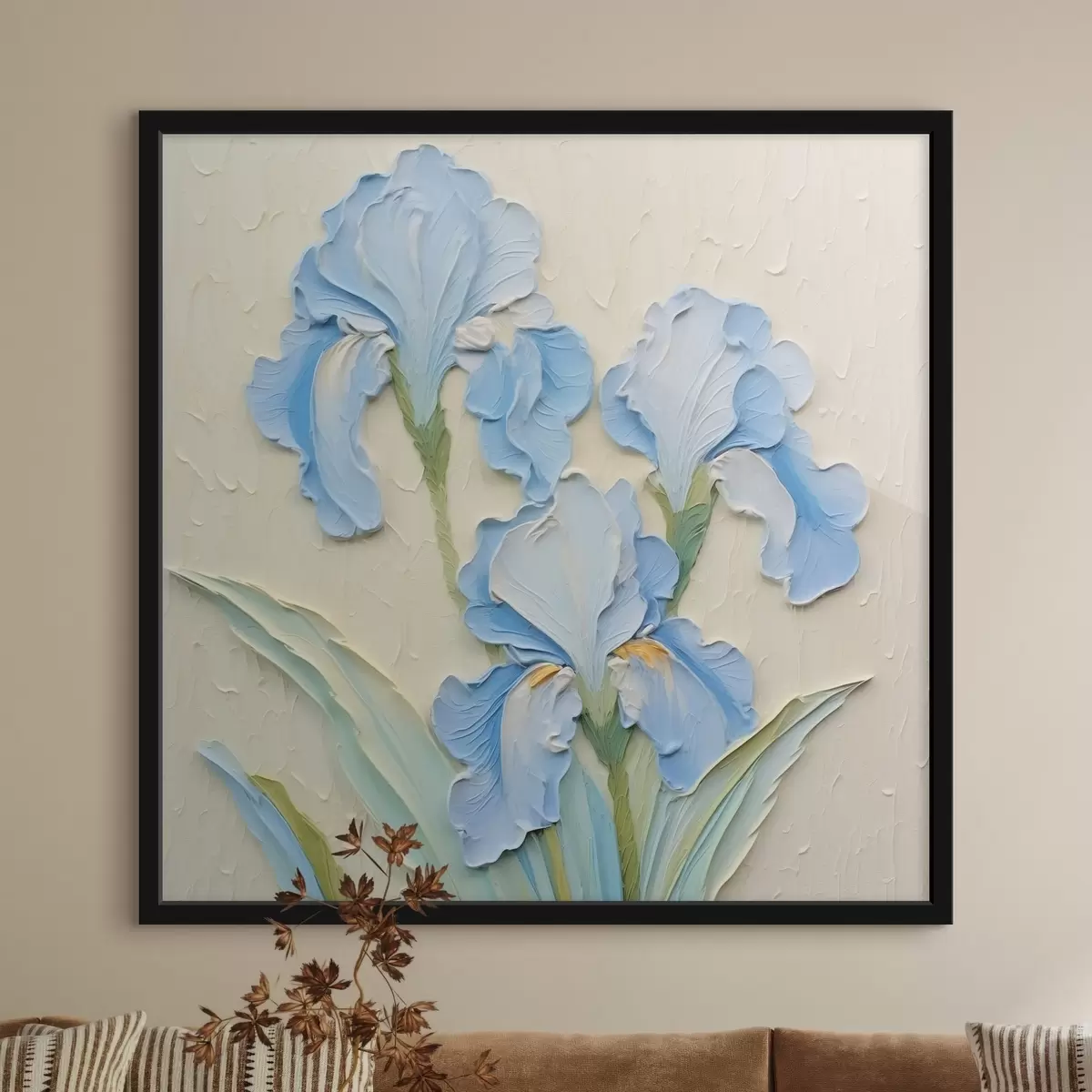 Poster Iris blu f42811