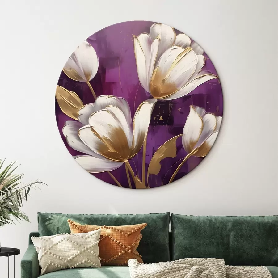 carta da parati Tulipani bianchi nr. r42819