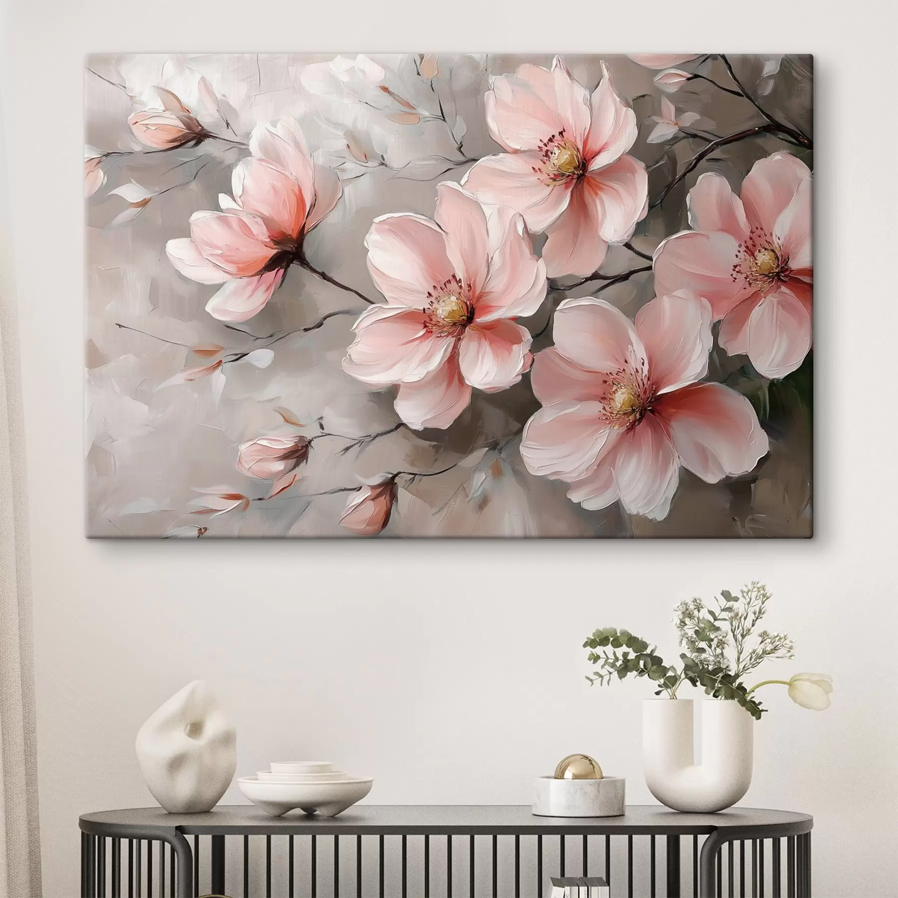 carta da parati Grandi fiori rosa nr. s42850