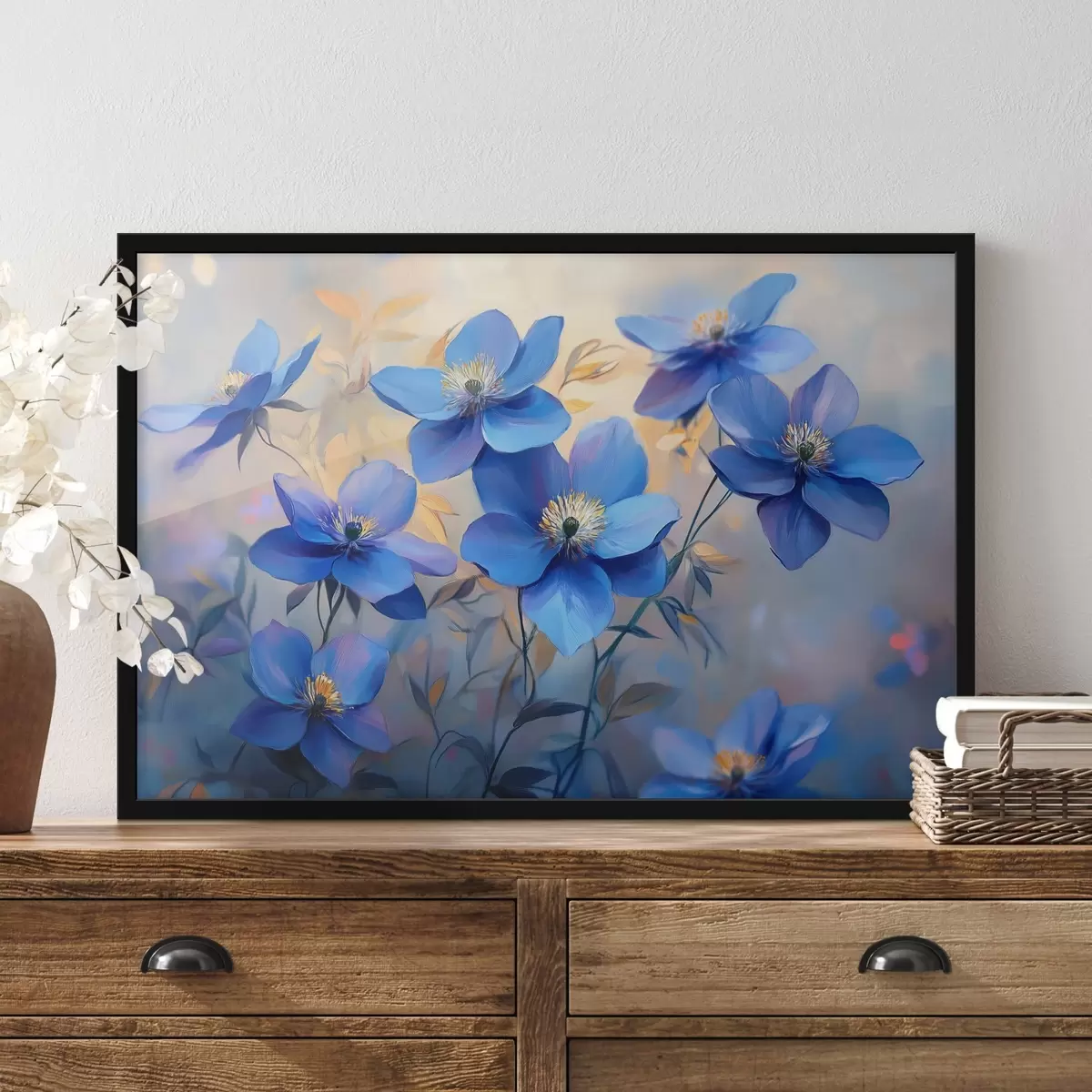 Poster Fiori blu f42849