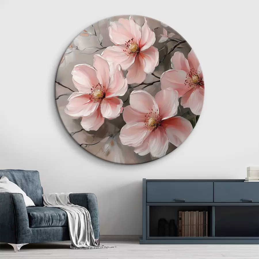 carta da parati Grandi fiori rosa nr. r42850
