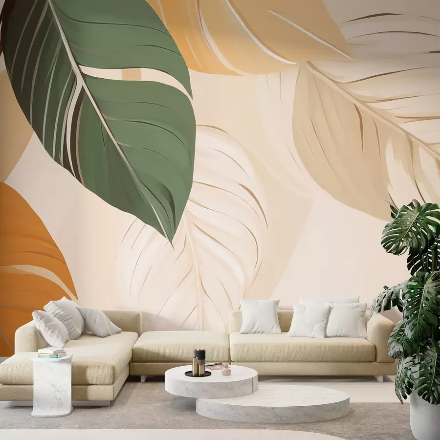 carta da parati Fogliame tropicale nr. w02996