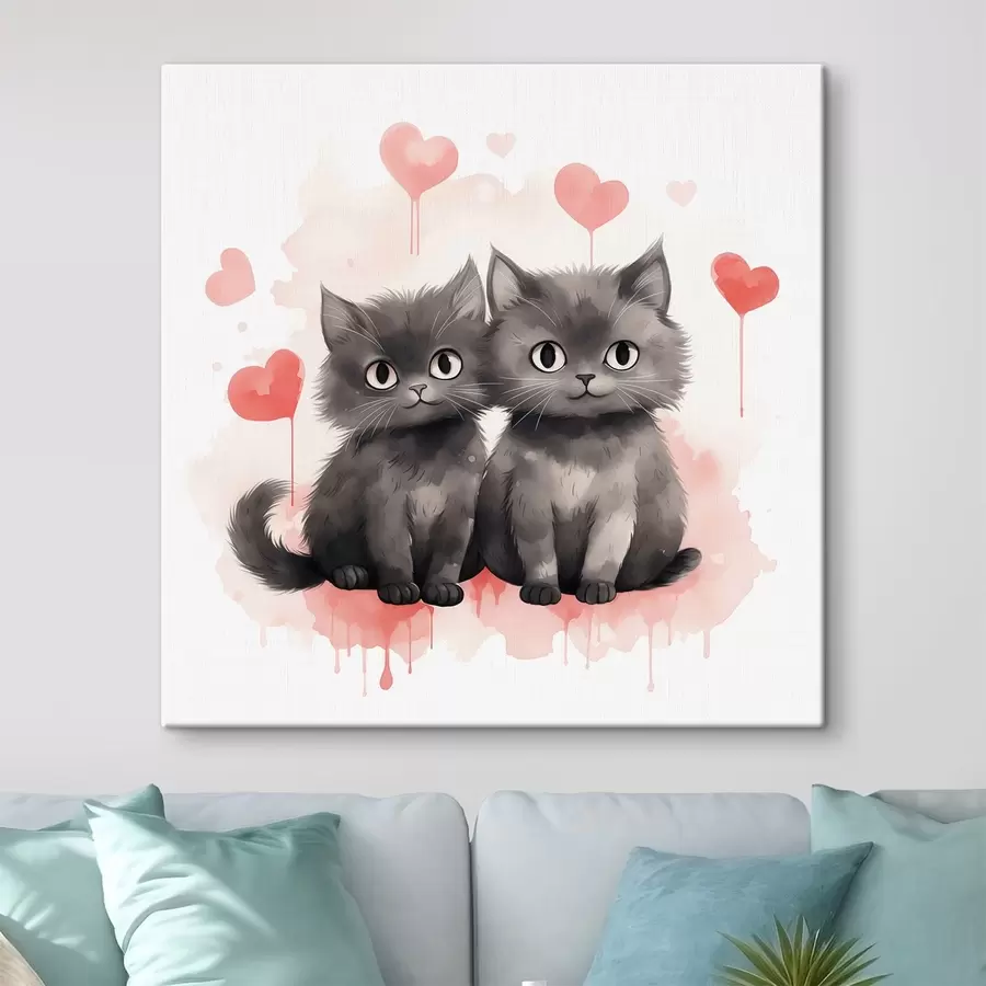 carta da parati Due teneri gattini nr. s42868