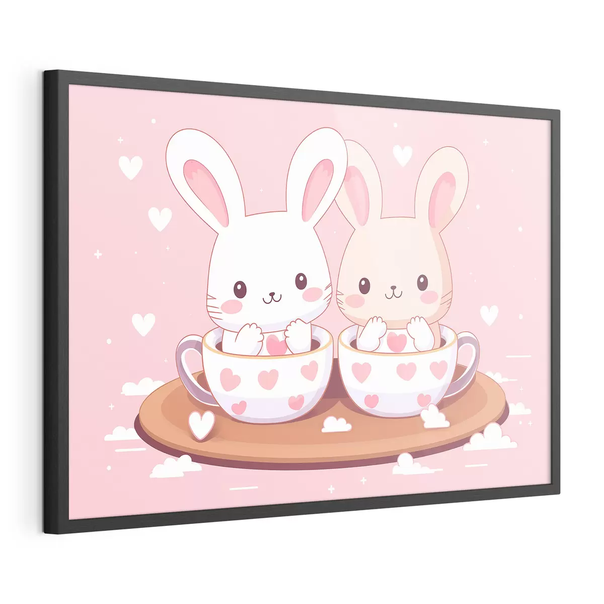 Poster Coniglietti in tazza f42874