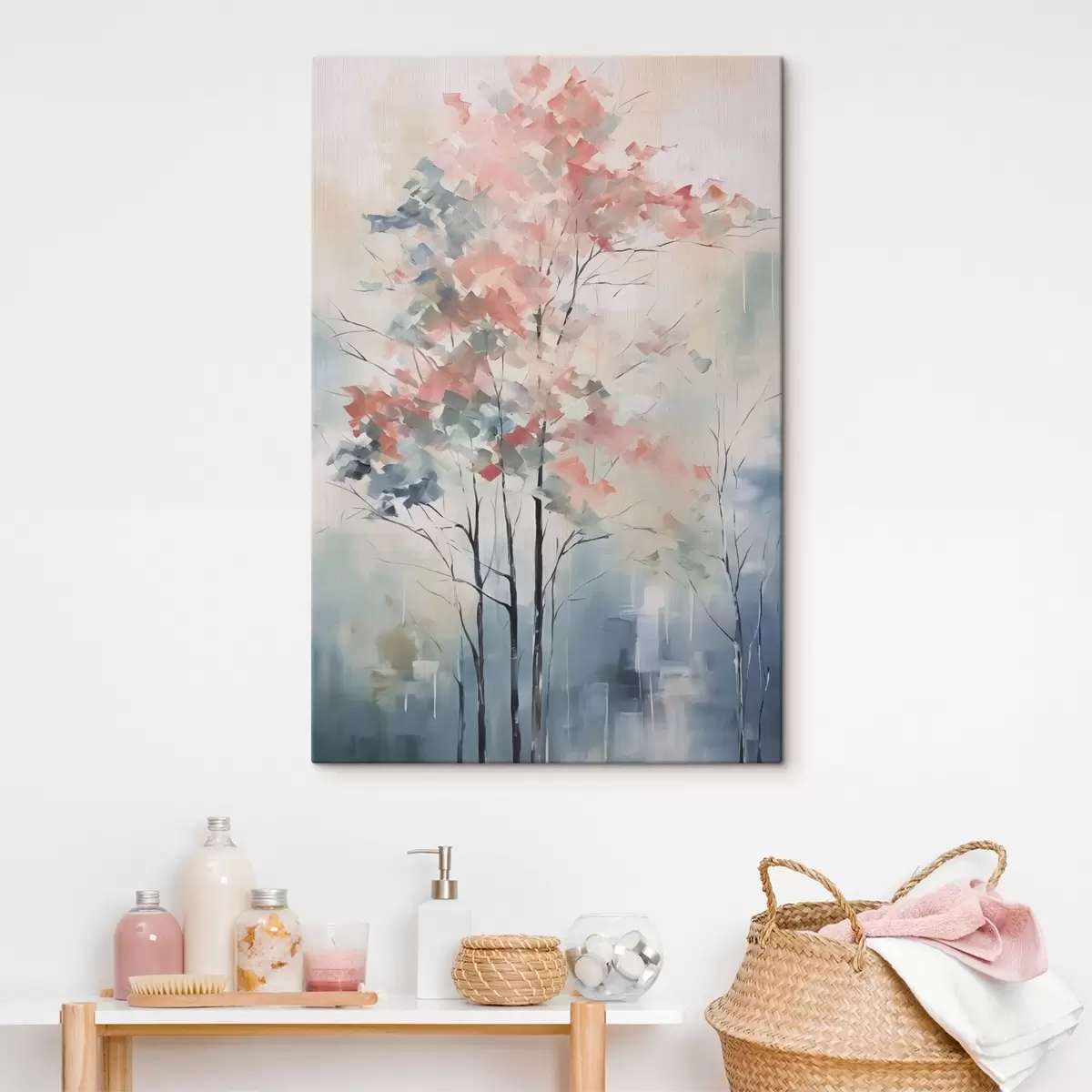 carta da parati Pittura astratta ad imitazione dell'albero nr. s42842