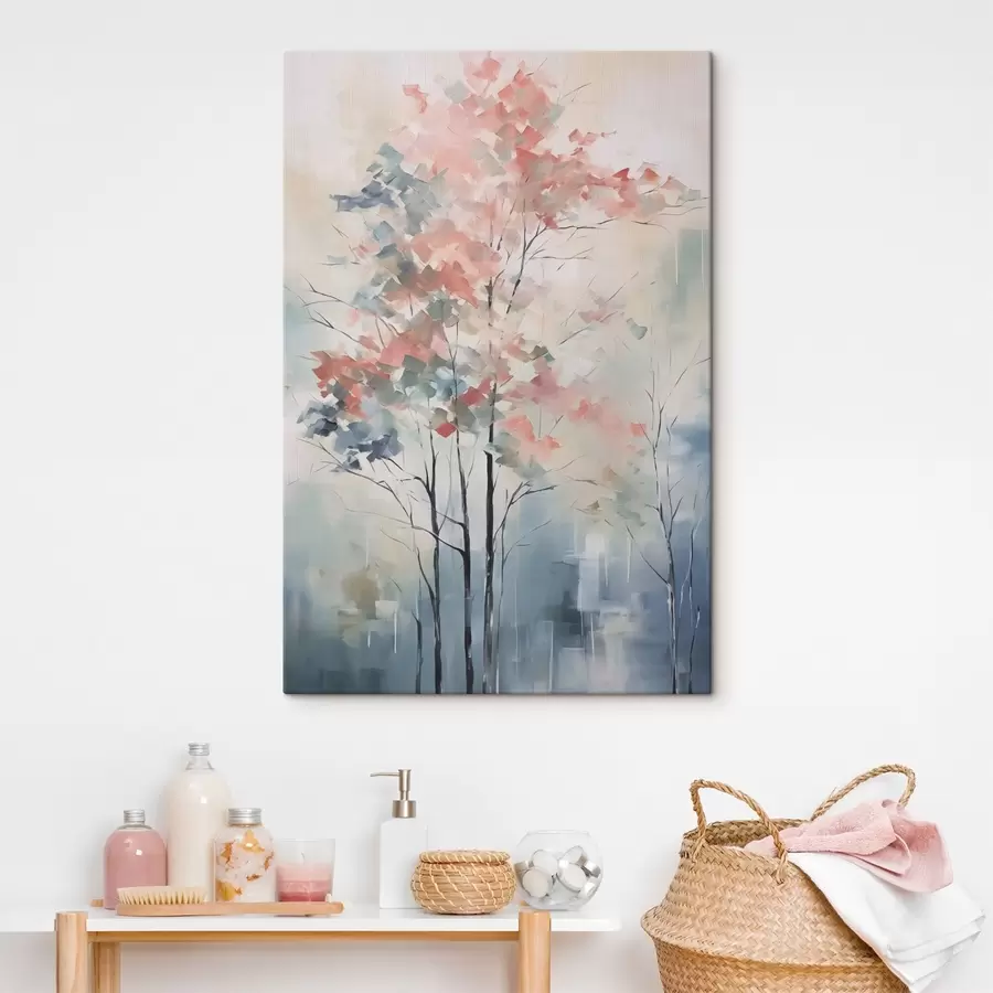 carta da parati Pittura astratta ad imitazione dell'albero nr. s42842