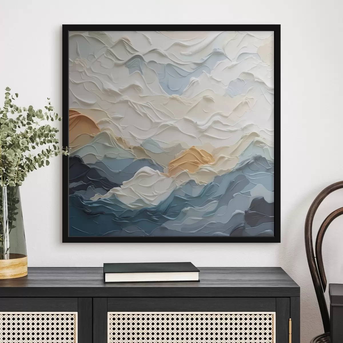 Poster Astrazione imitazione della pittura f42828