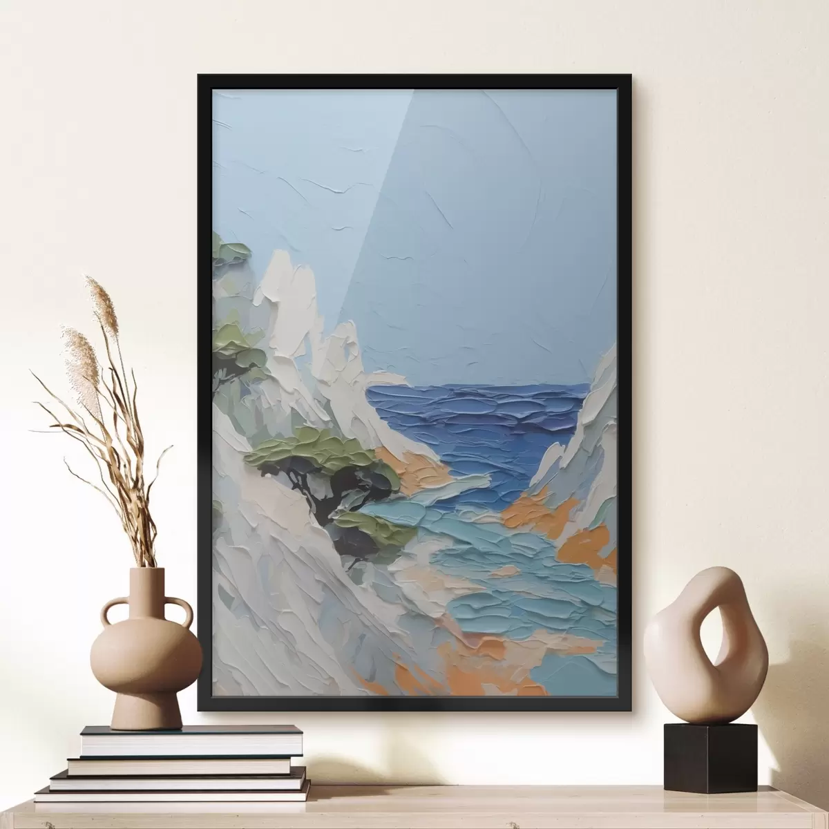 Poster Imitazione di paesaggio marino f42837