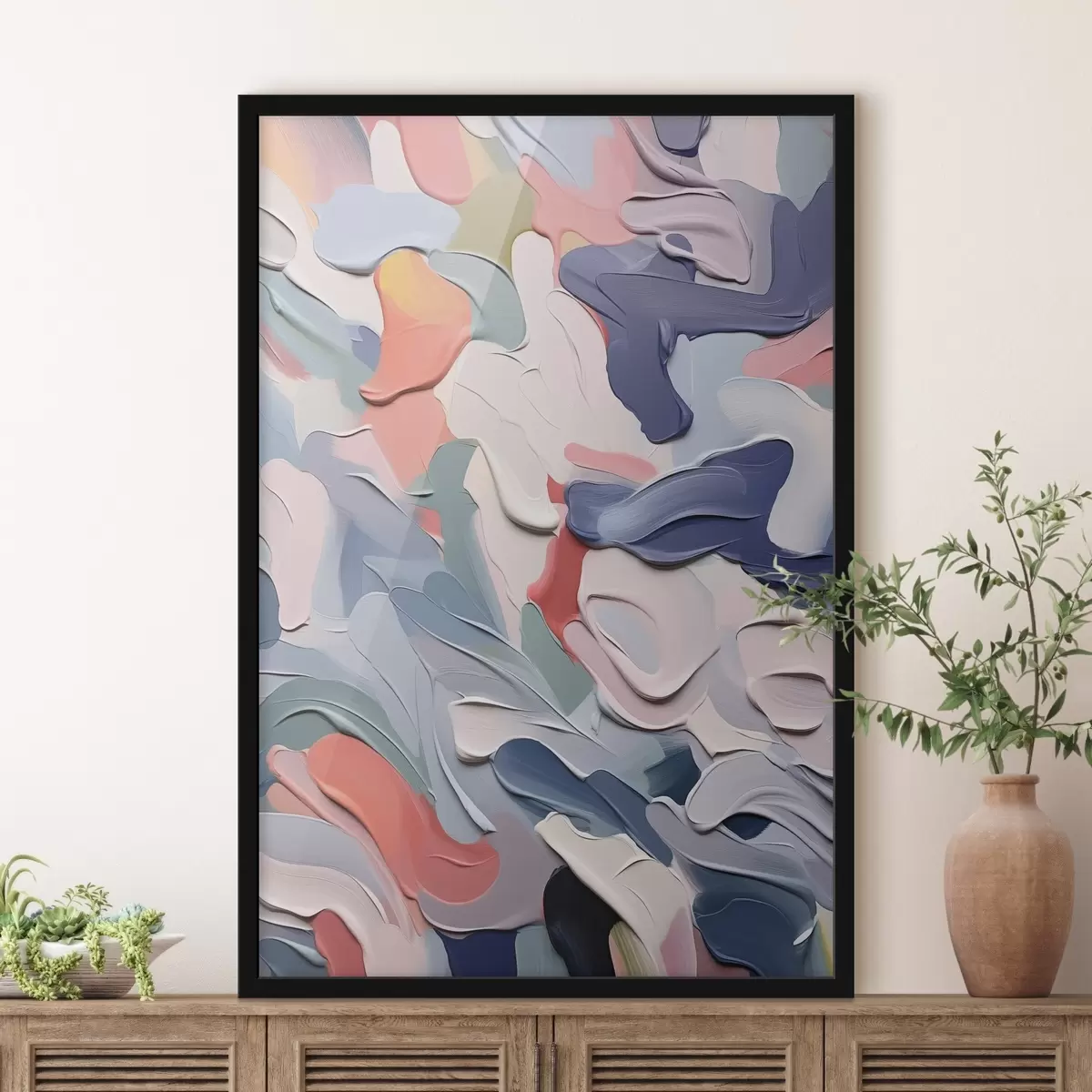 Poster Astrazione imitazione di pennellate f42839