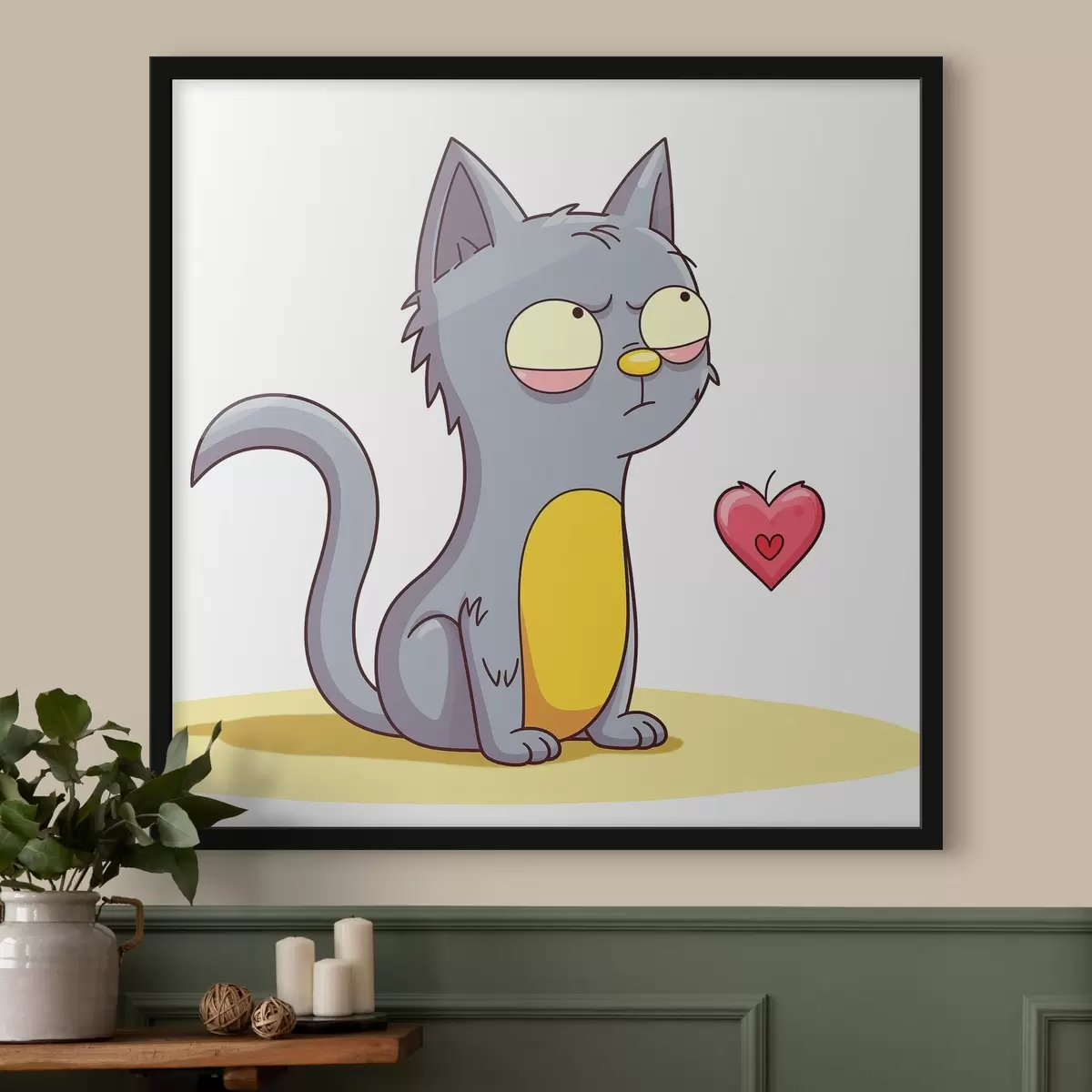 Poster Gatto divertente f42880