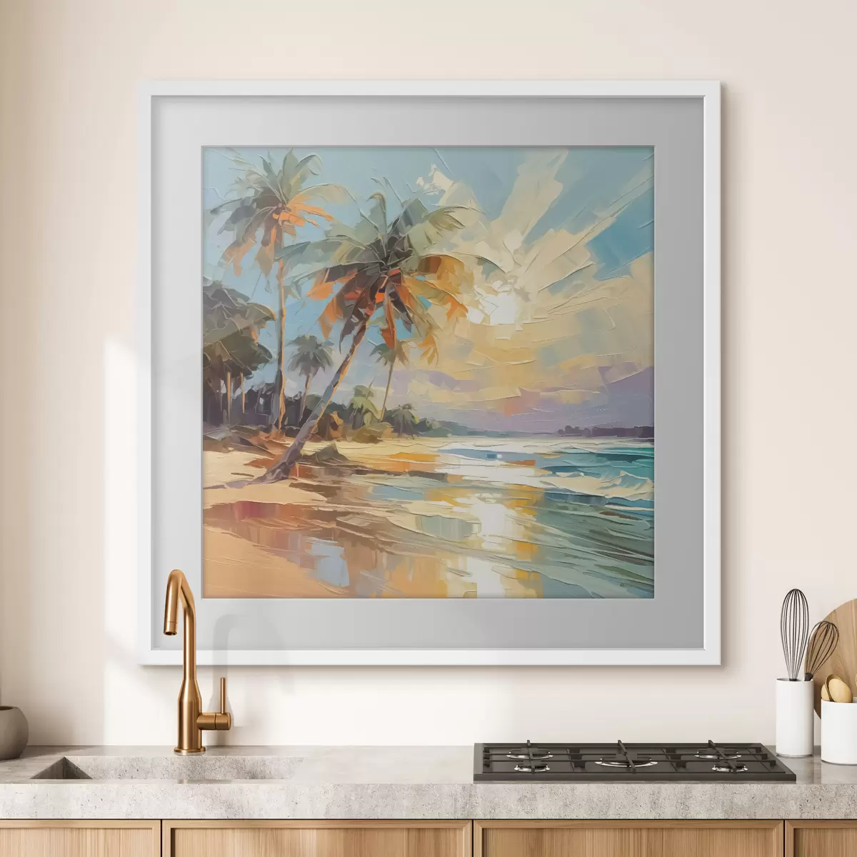 Poster Pausa tra le palme f42897