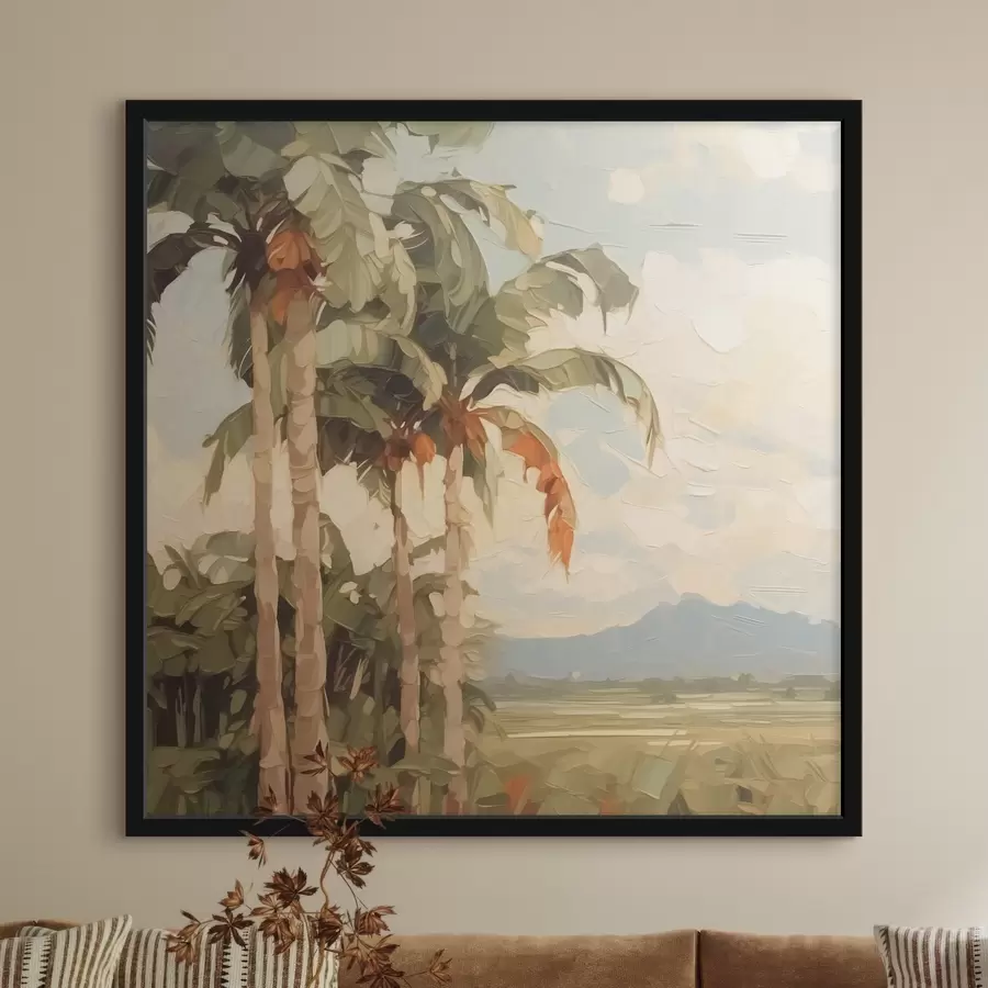 carta da parati Imitazione di palme in pittura nr. f42898