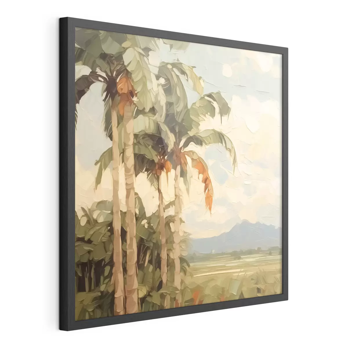 Poster Imitazione di palme in pittura f42898