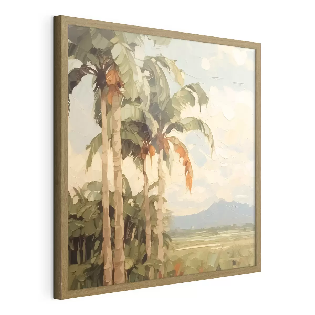 Poster Imitazione di palme in pittura f42898