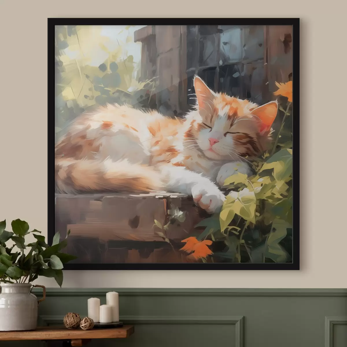 Poster Gatto che dorme f42900