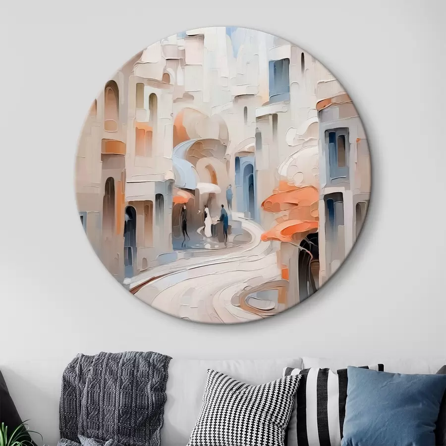 carta da parati Paesaggio urbano astratto nr. r42901