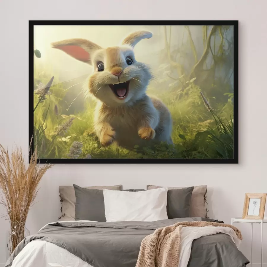 carta da parati Animali, coniglietto carino nr. f42893