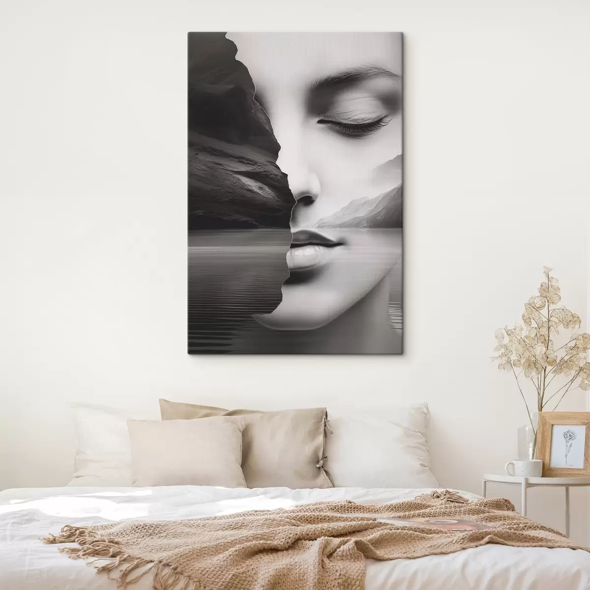 carta da parati Surrealismo in bianco e nero nr. s42953