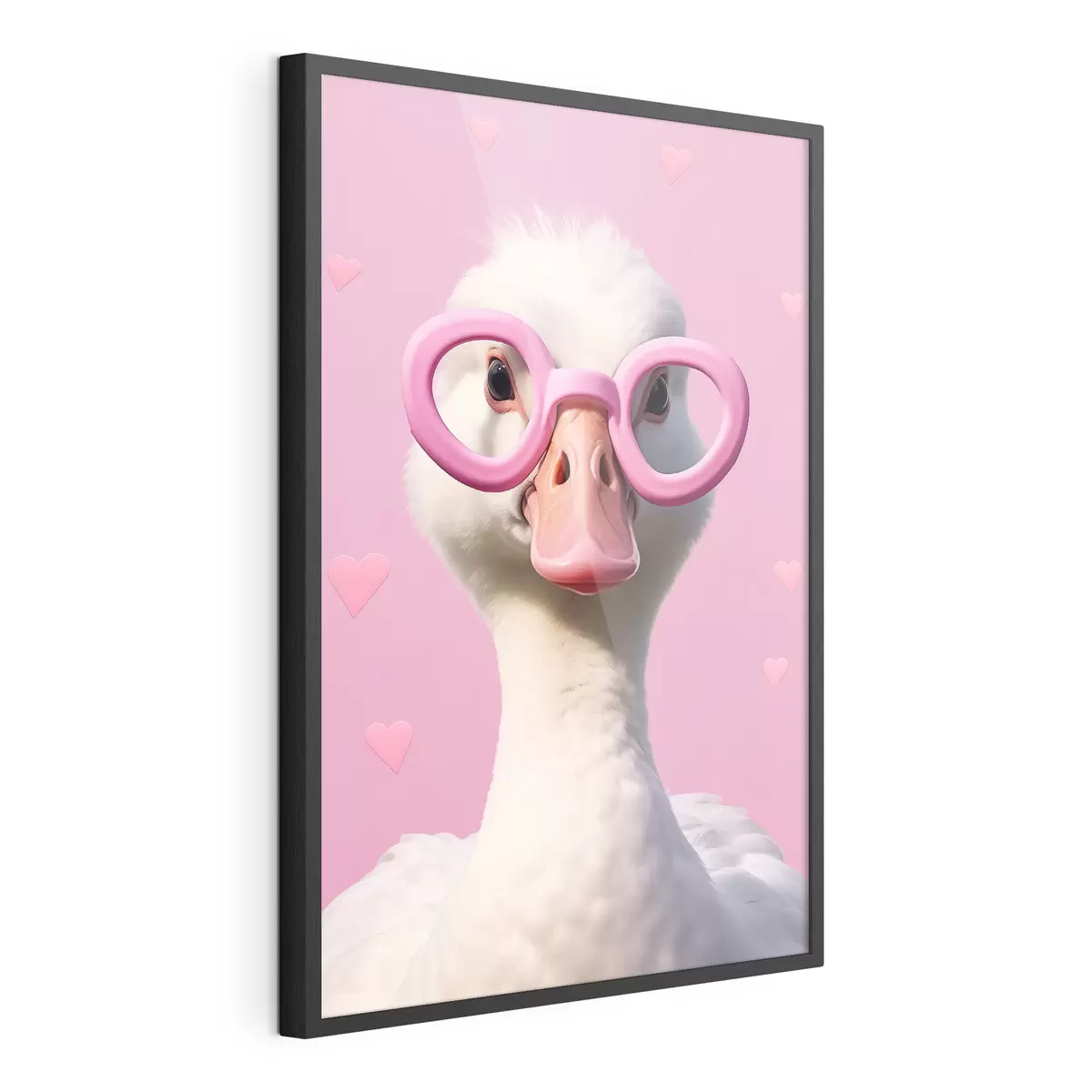 Poster L'oca con gli occhiali rosa f42947