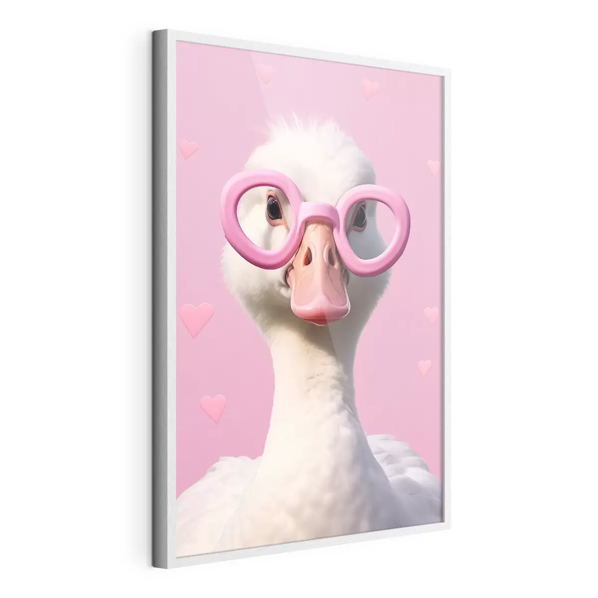 Poster L'oca con gli occhiali rosa f42947