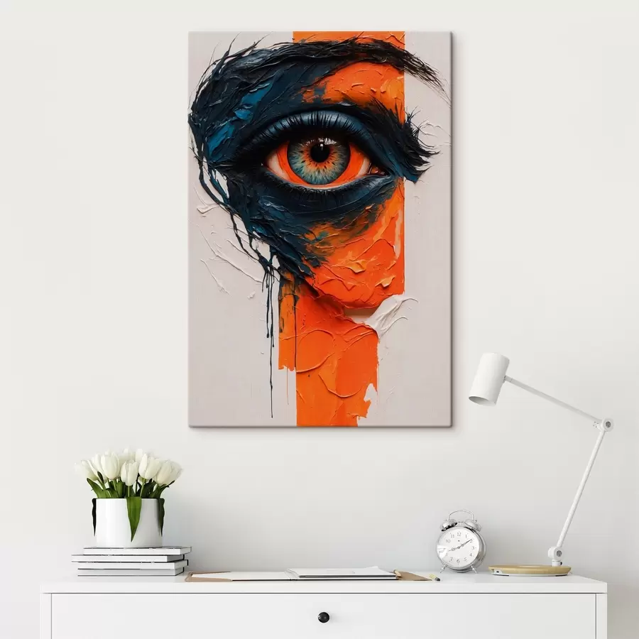 carta da parati Occhio di donna in stile pittura ad olio nr. s42763