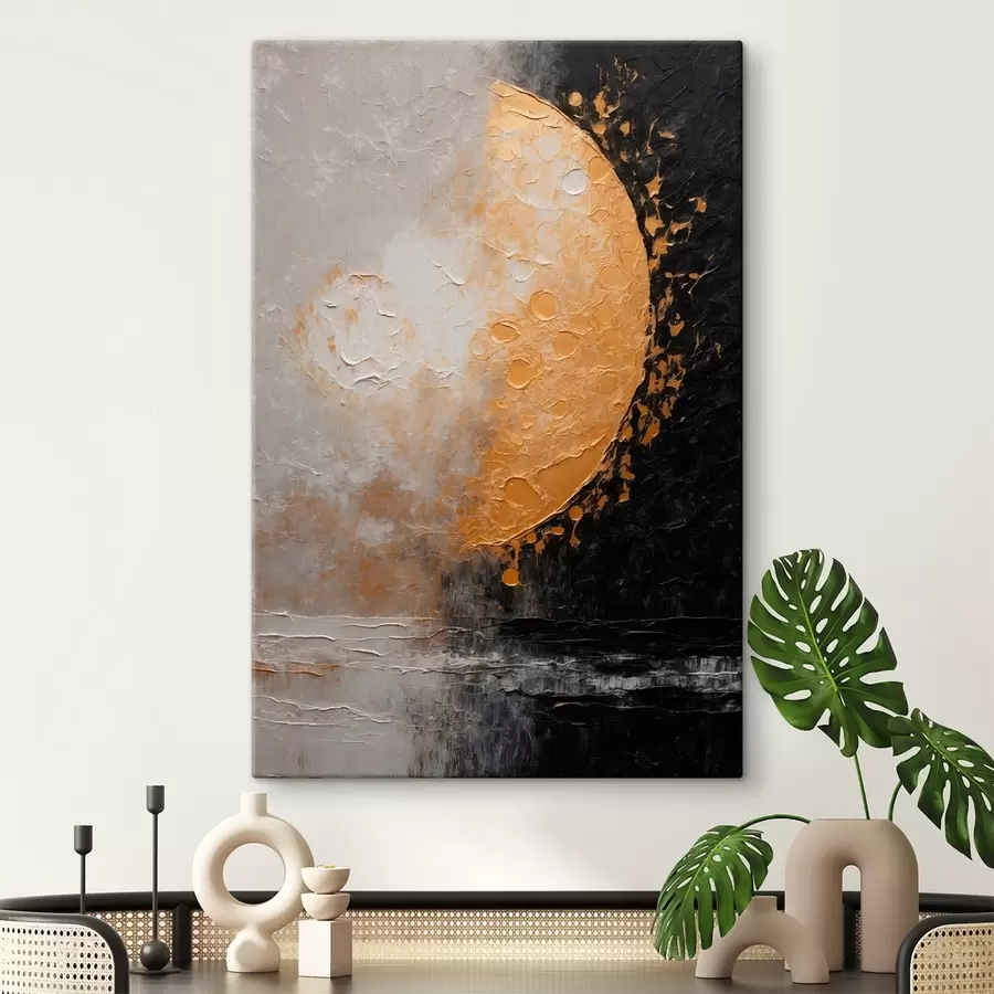 carta da parati La luna nello stile della pittura a olio nr. s42766