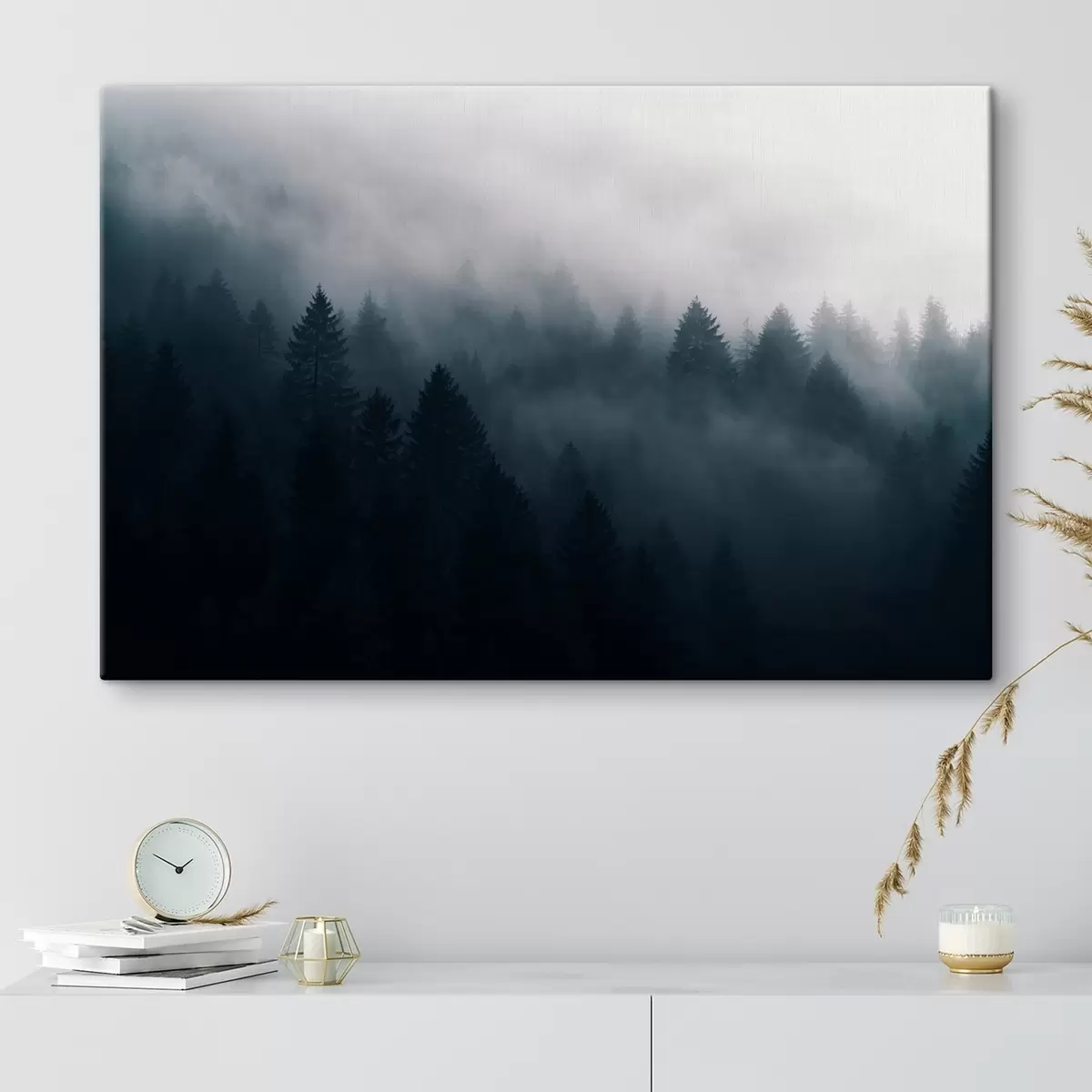 carta da parati Foresta nera nella nebbia nr. s42926