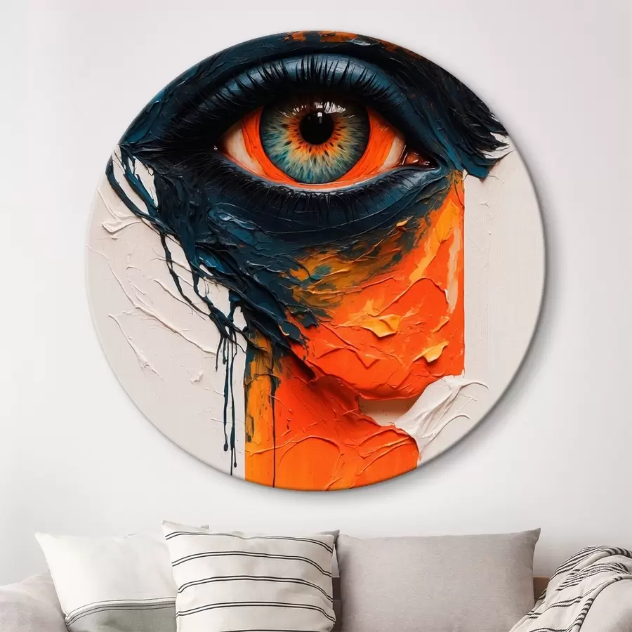 carta da parati Occhio di donna in pittura ad olio nr. r42763