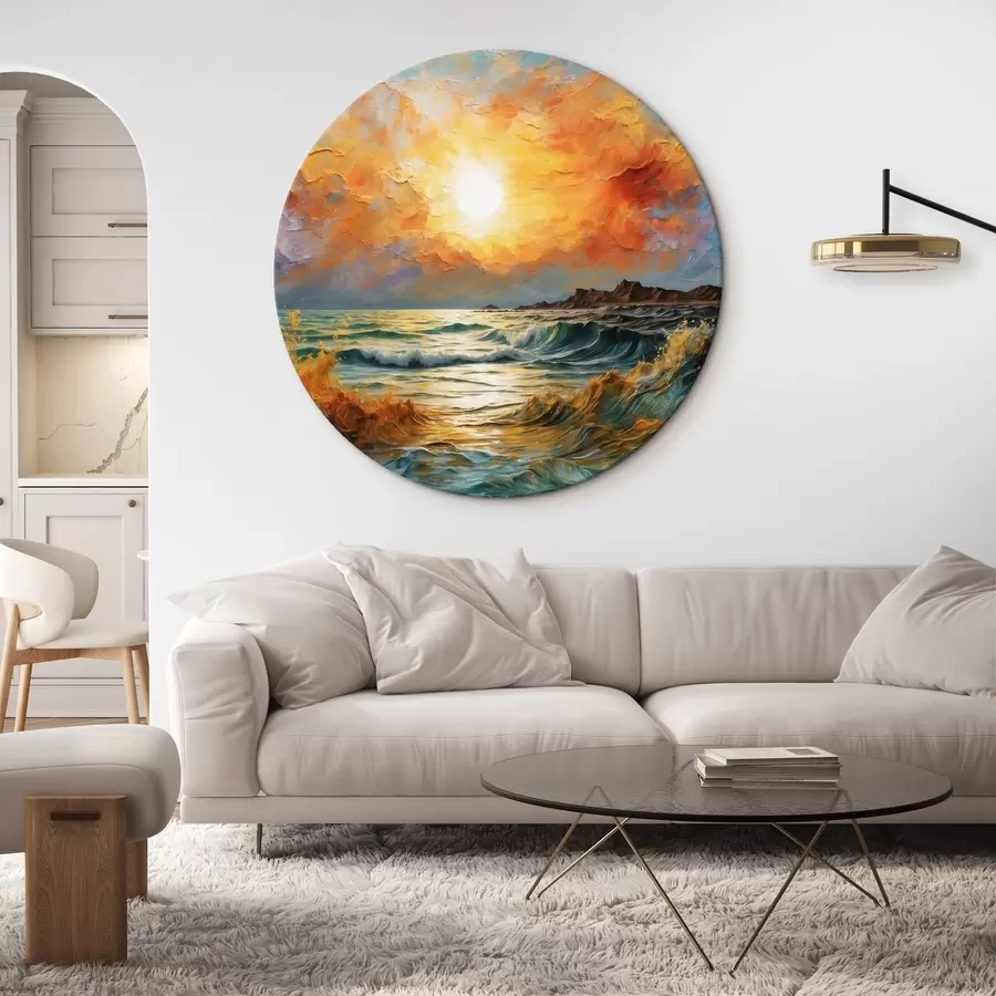 carta da parati rtormy rea e correre in pittura ad olio rtyle nr. r42920