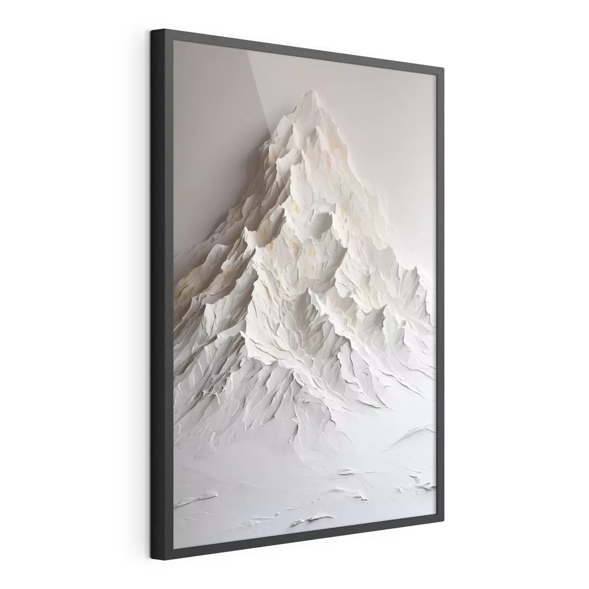 Poster montagna in stile pittura ad olio f42760