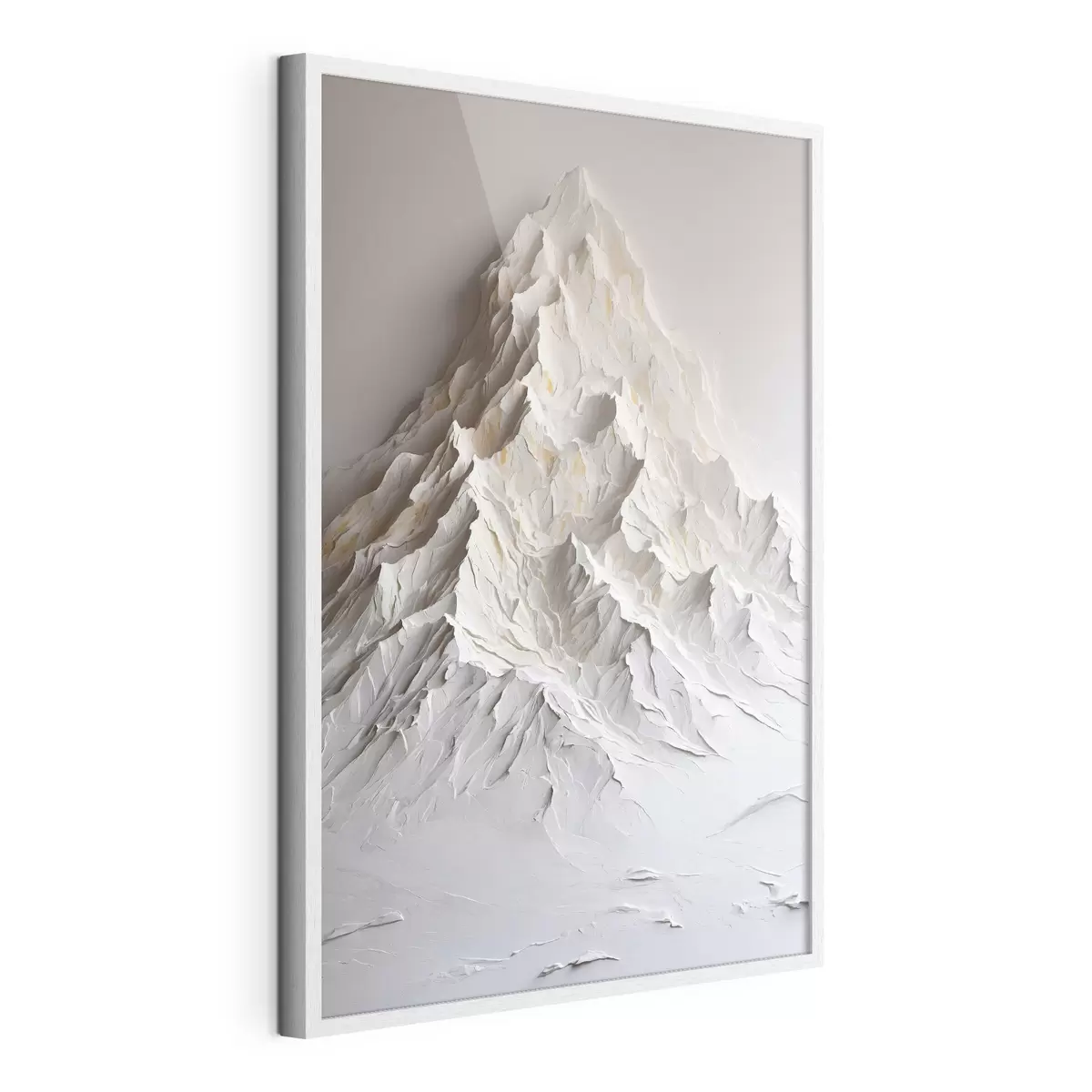 Poster montagna in stile pittura ad olio f42760