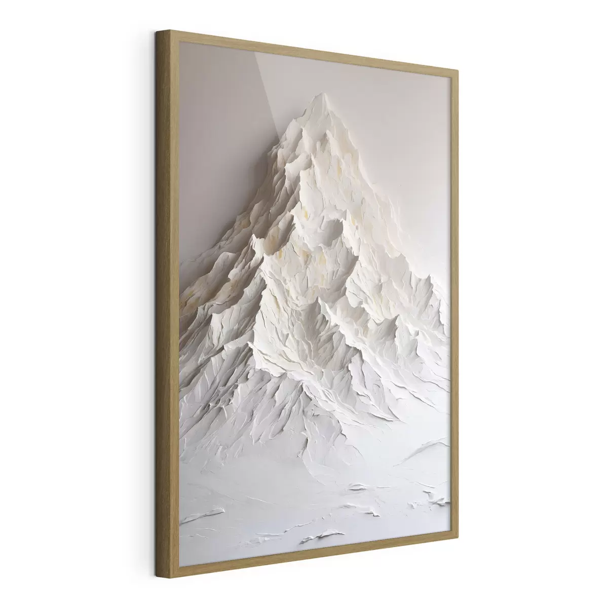 Poster montagna in stile pittura ad olio f42760