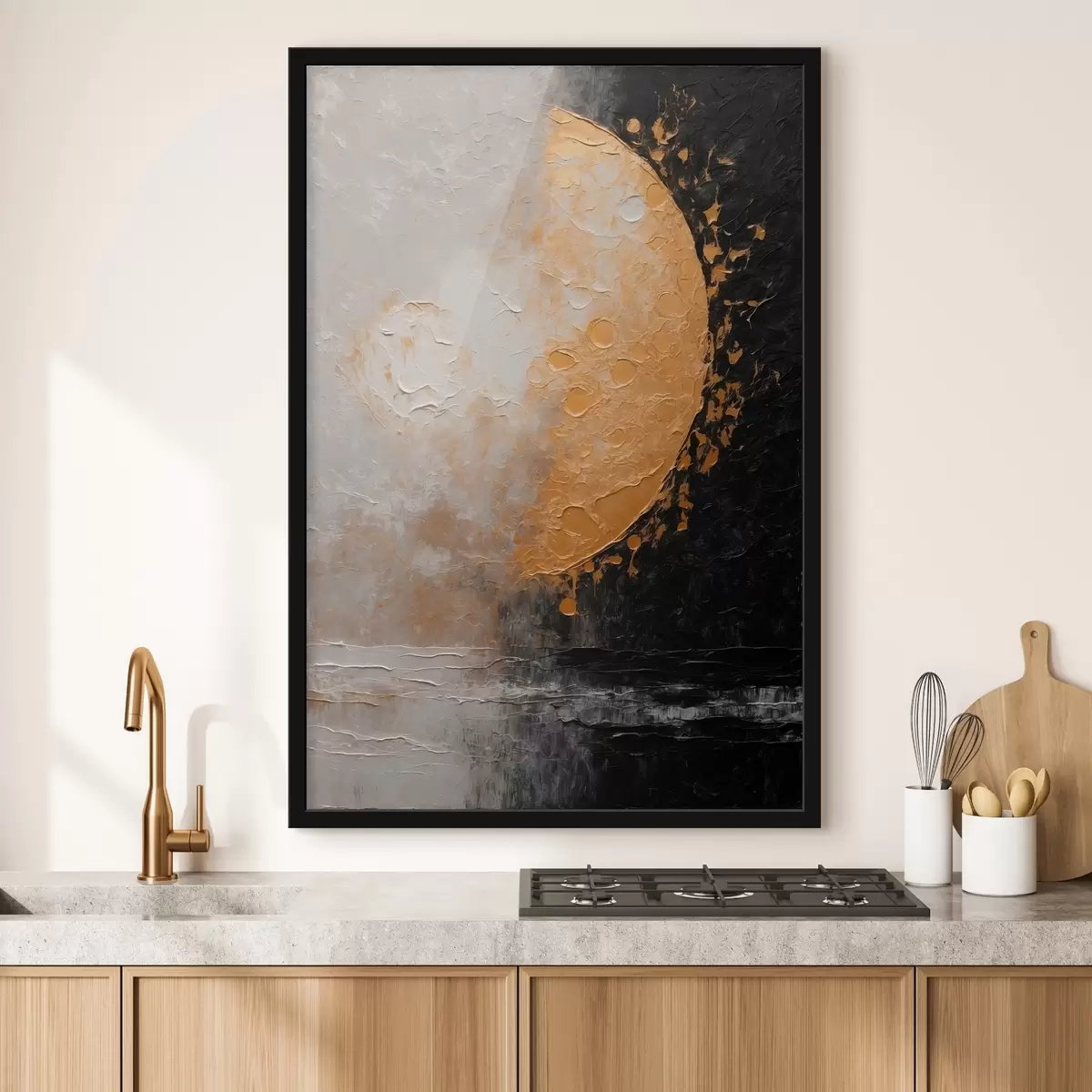 Poster La luna nello stile della pittura a olio f42766