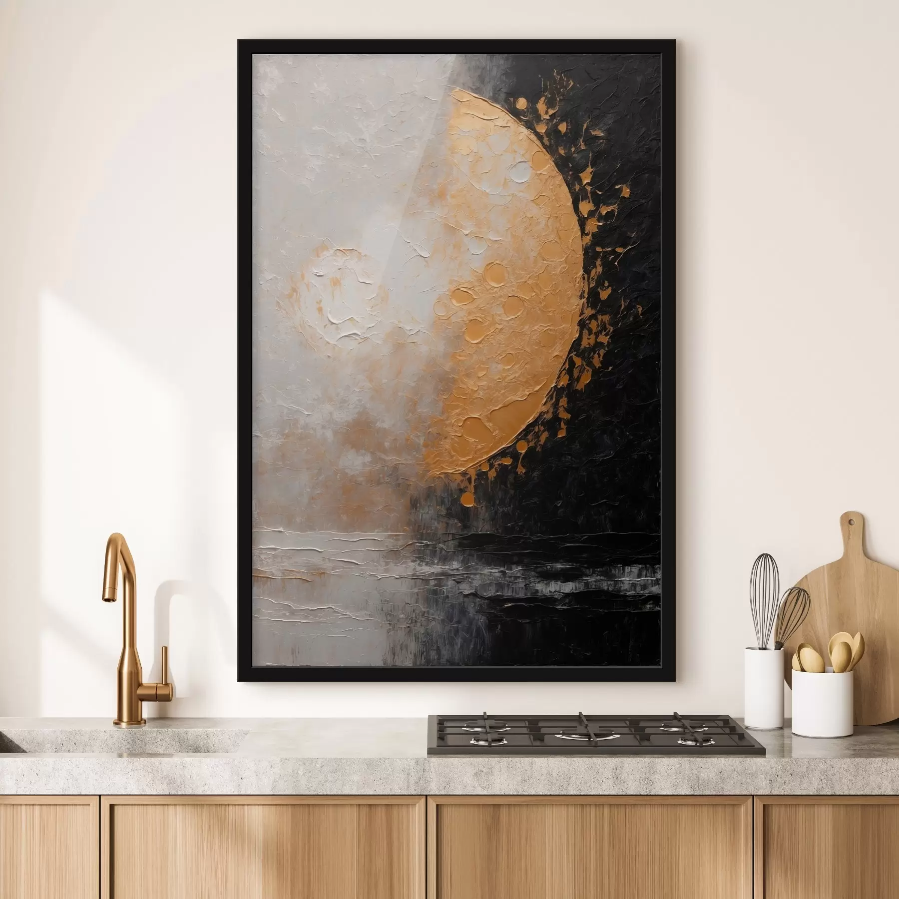 carta da parati La luna nello stile della pittura a olio nr. f42766