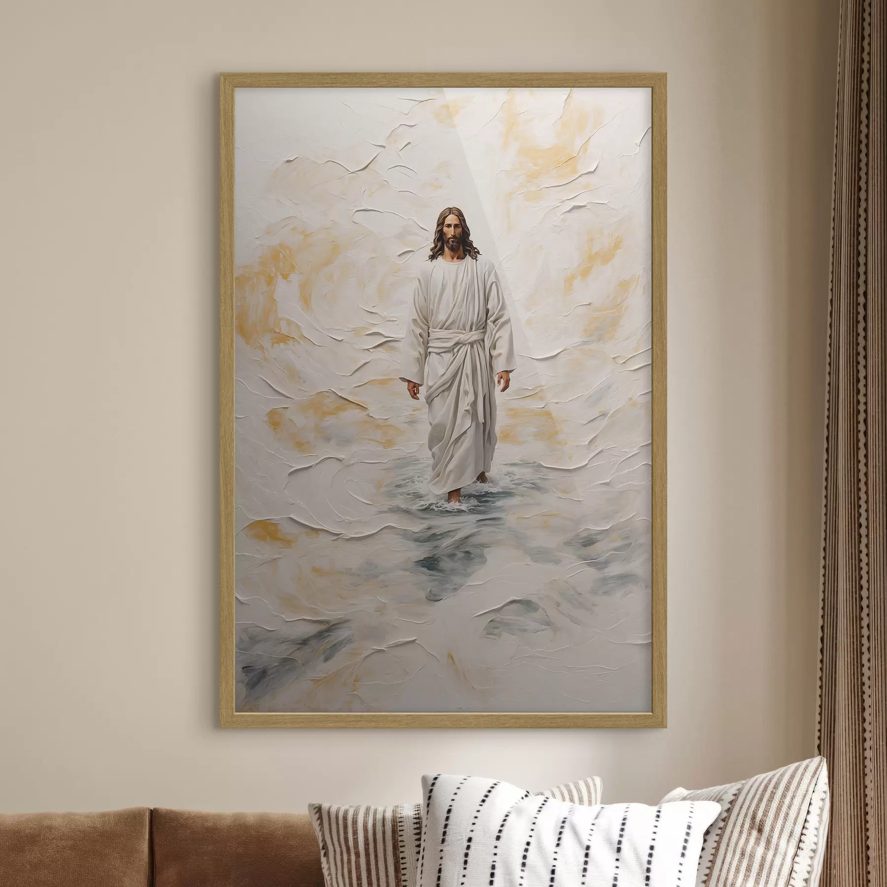 carta da parati Cristo sull’acqua nr. f42769