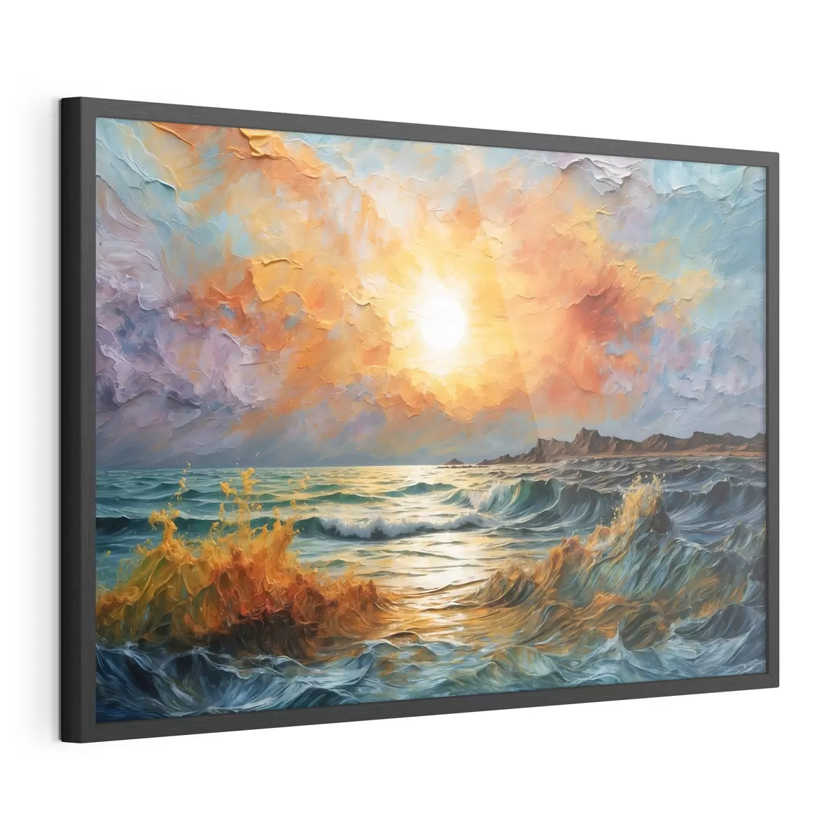 Poster Il mare accende il cielo f42920