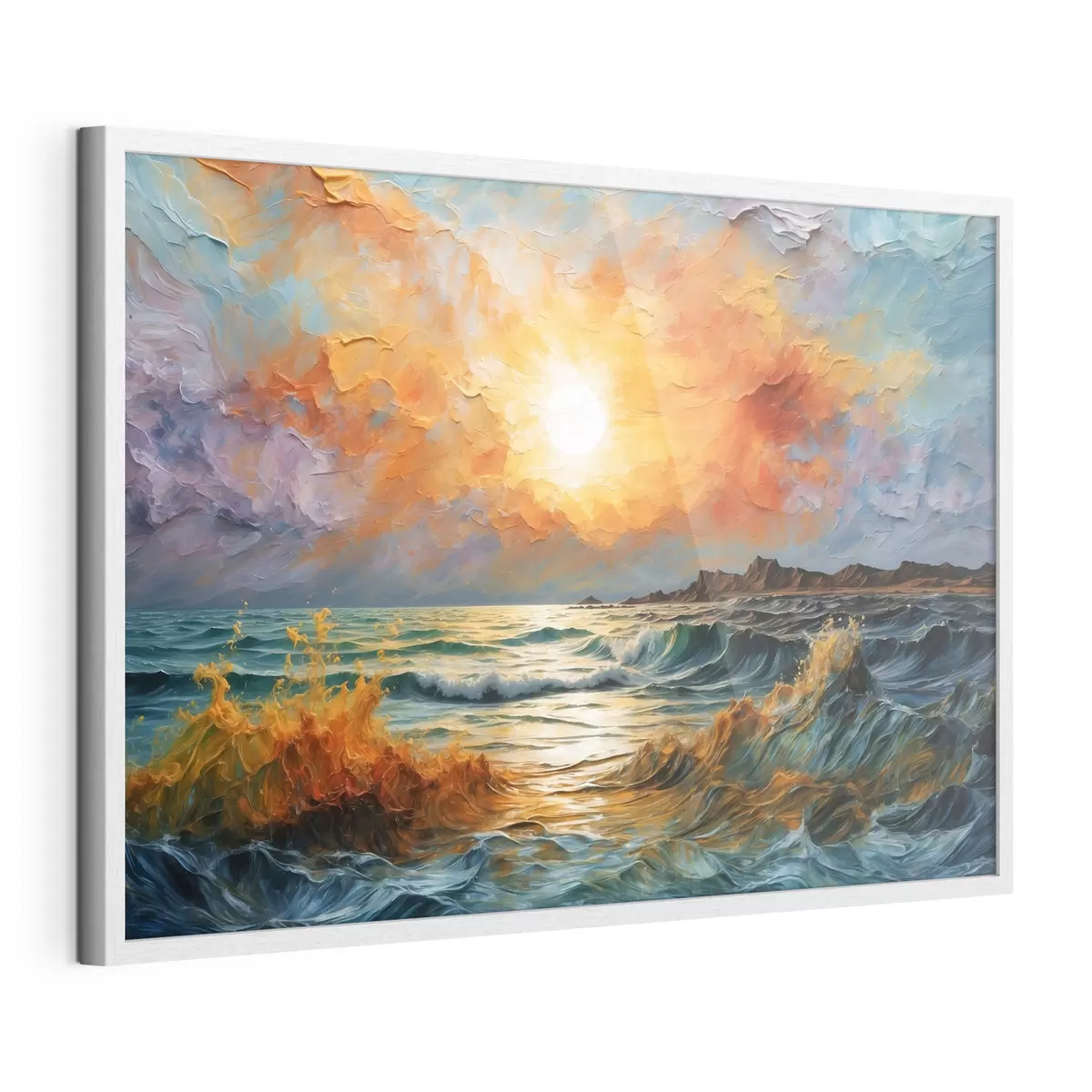 Poster Il mare accende il cielo f42920