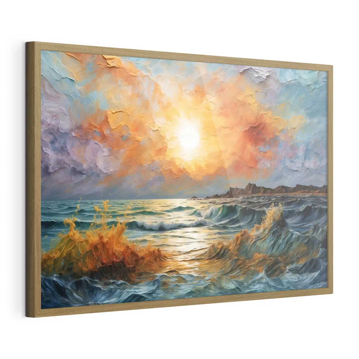 Poster Il mare accende il cielo f42920