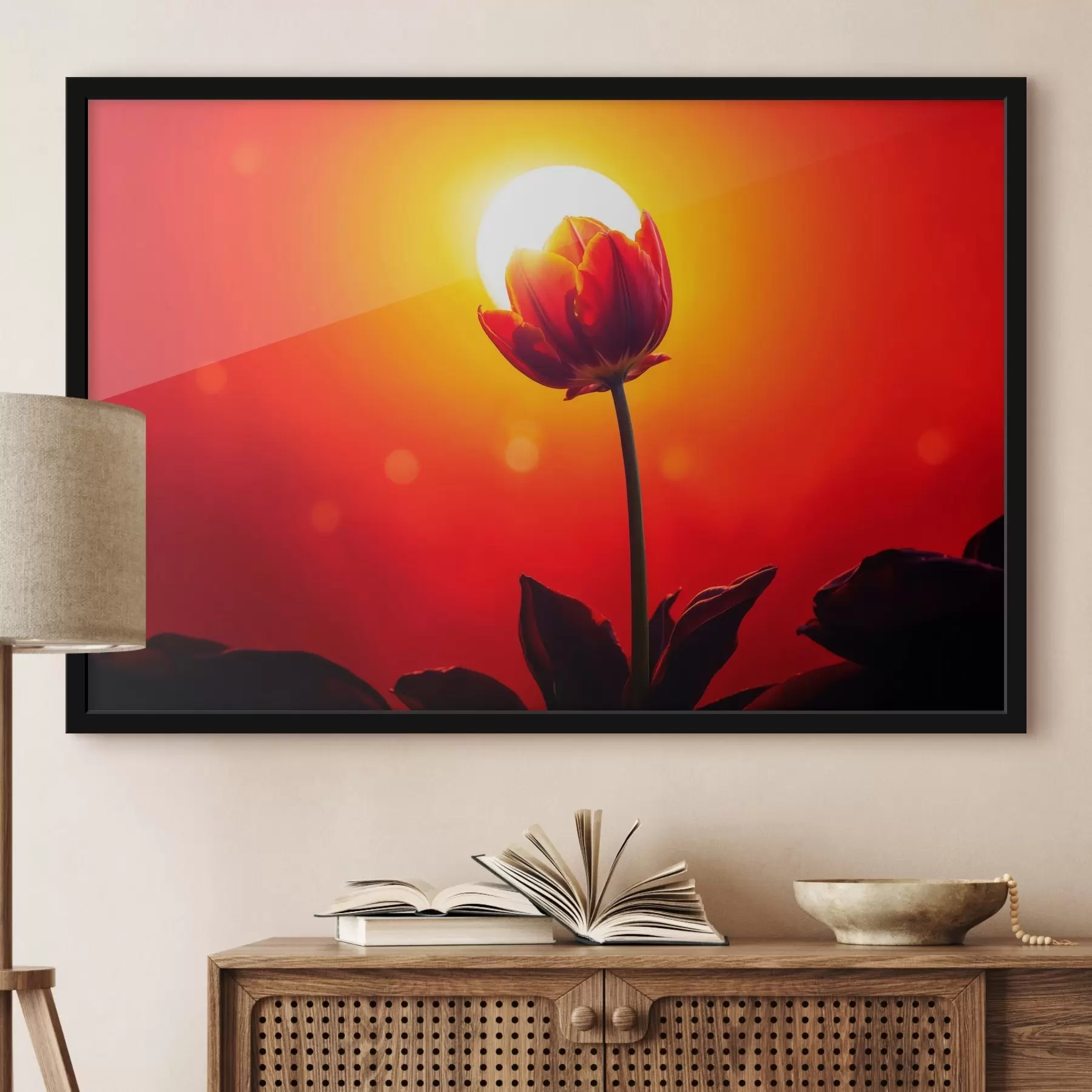 carta da parati Tulipano su funfet backgfound nr. f42922