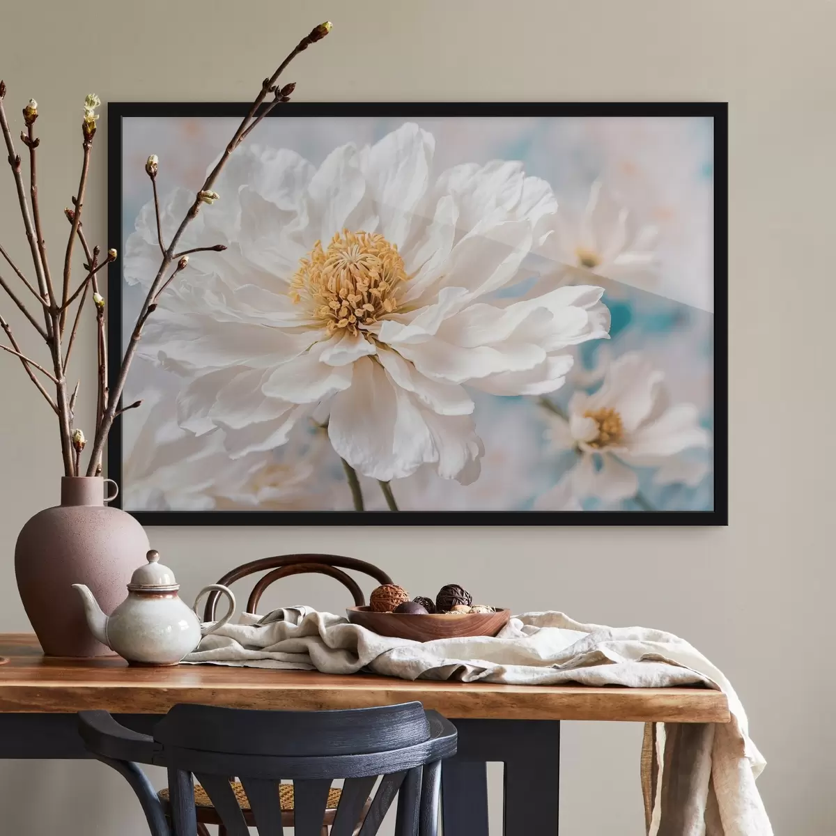 Poster Flussi bianchi su fondali sconnessi f42925