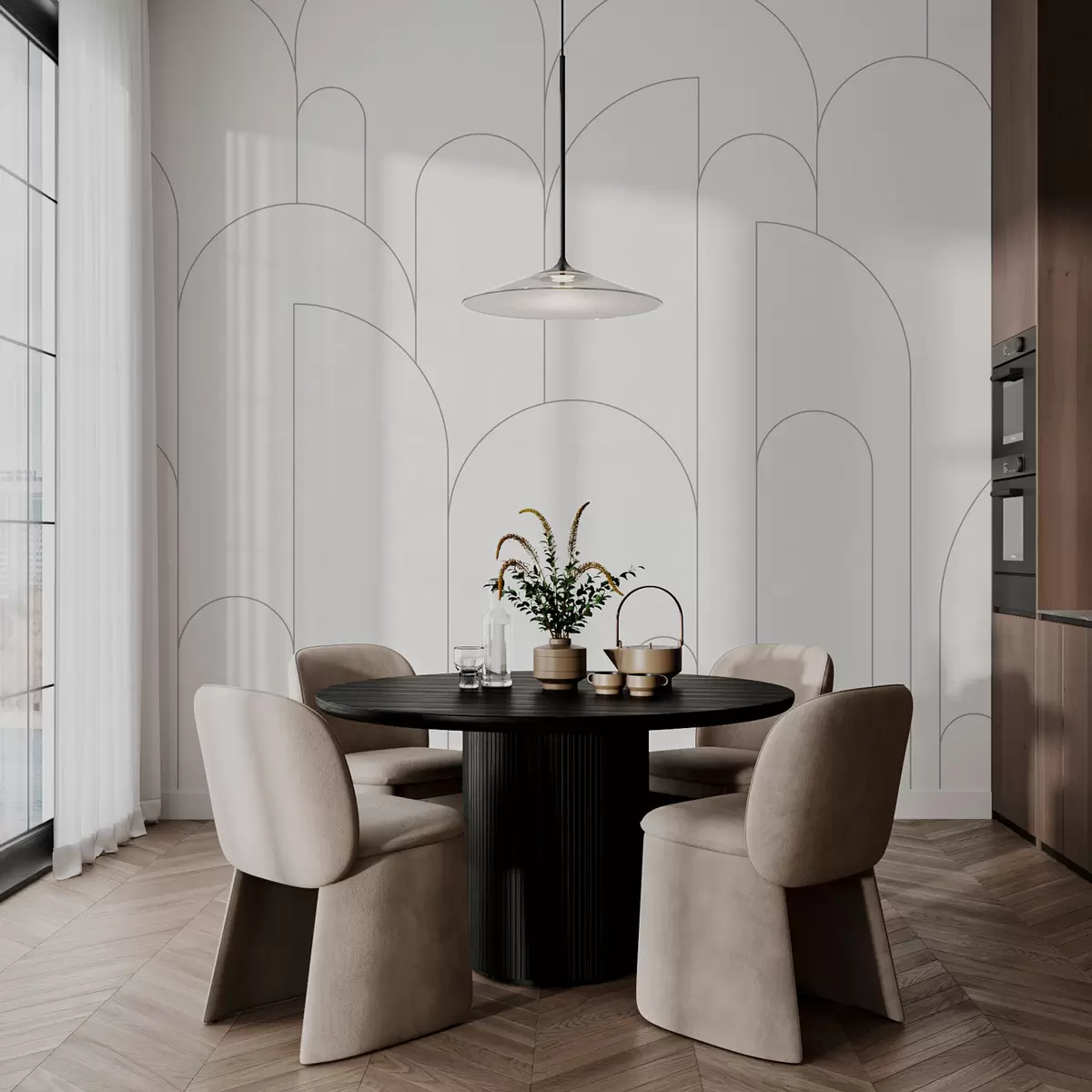 carta da parati Archi minimalisti nr. w03145v3