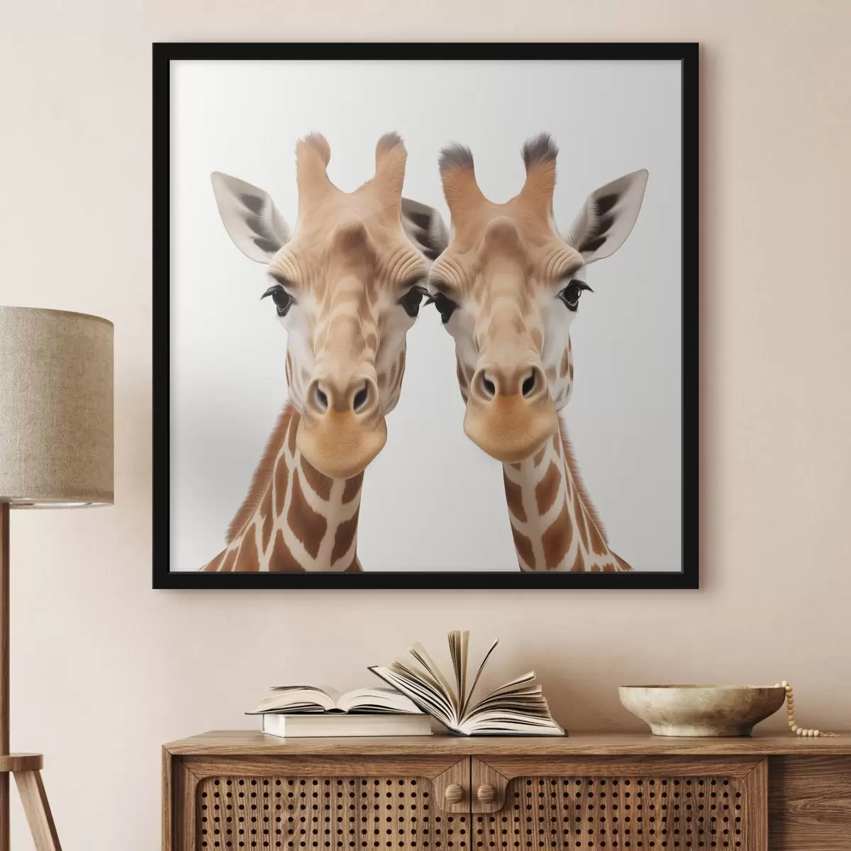 Poster Coppia di giraffe f42967